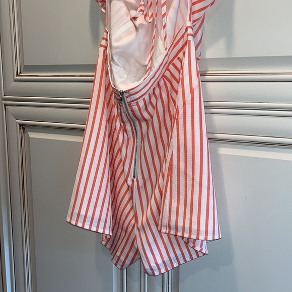 Striped Ruffle Romper - Picture 9 of 10